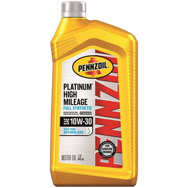 Pennzoil 10w 30 Platinum High Mileage