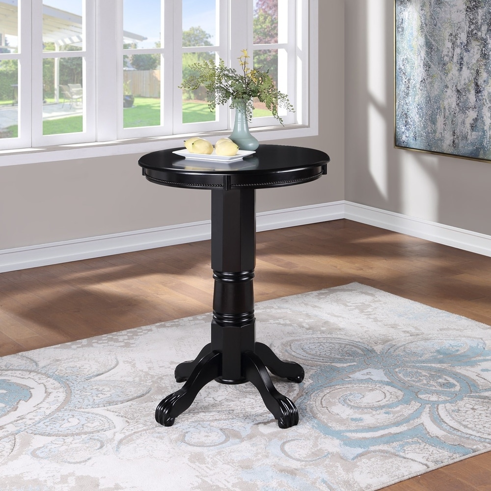 Florence 30 inch Round Wood Pub Table