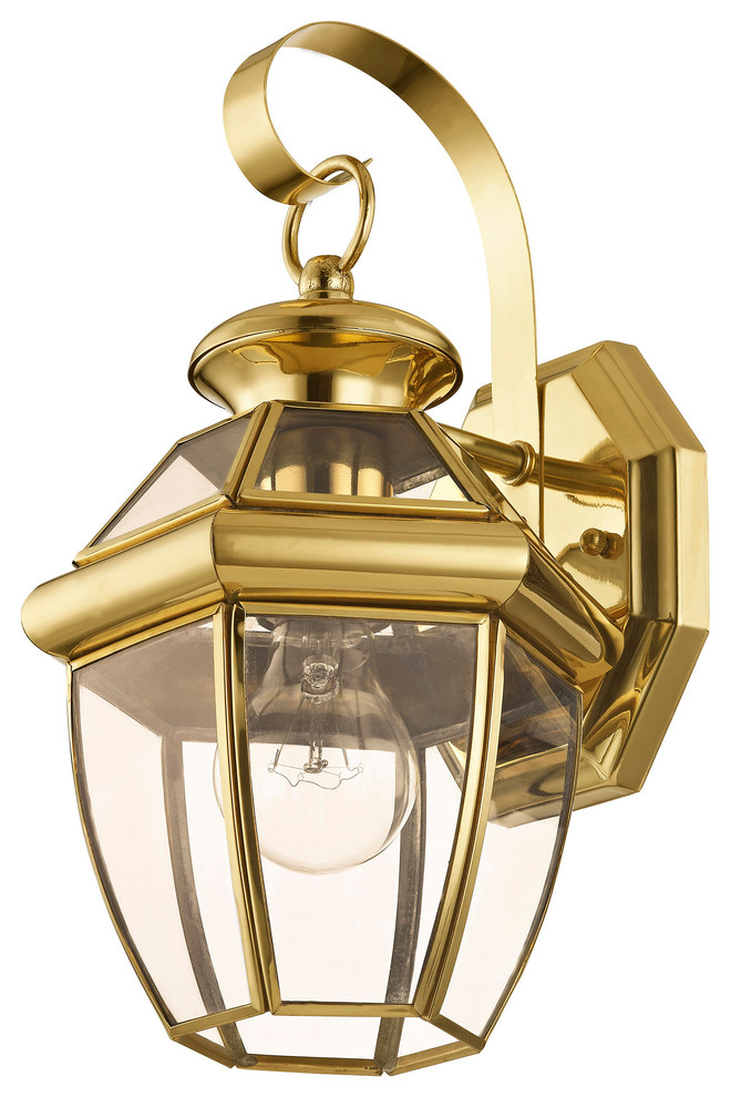 Monterey Outdoor Wall Lantern  Antique Brass   Traditional   Outdoor Wall Lights And Sconces   by LAMPS EXPO  Houzz