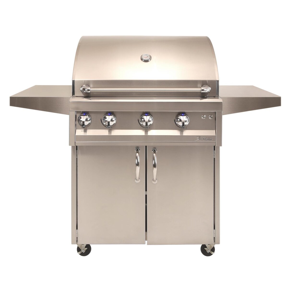 Artisan Professional 32-Inch 3-Burner Freestanding Propane Gas Grill With Rotisserie