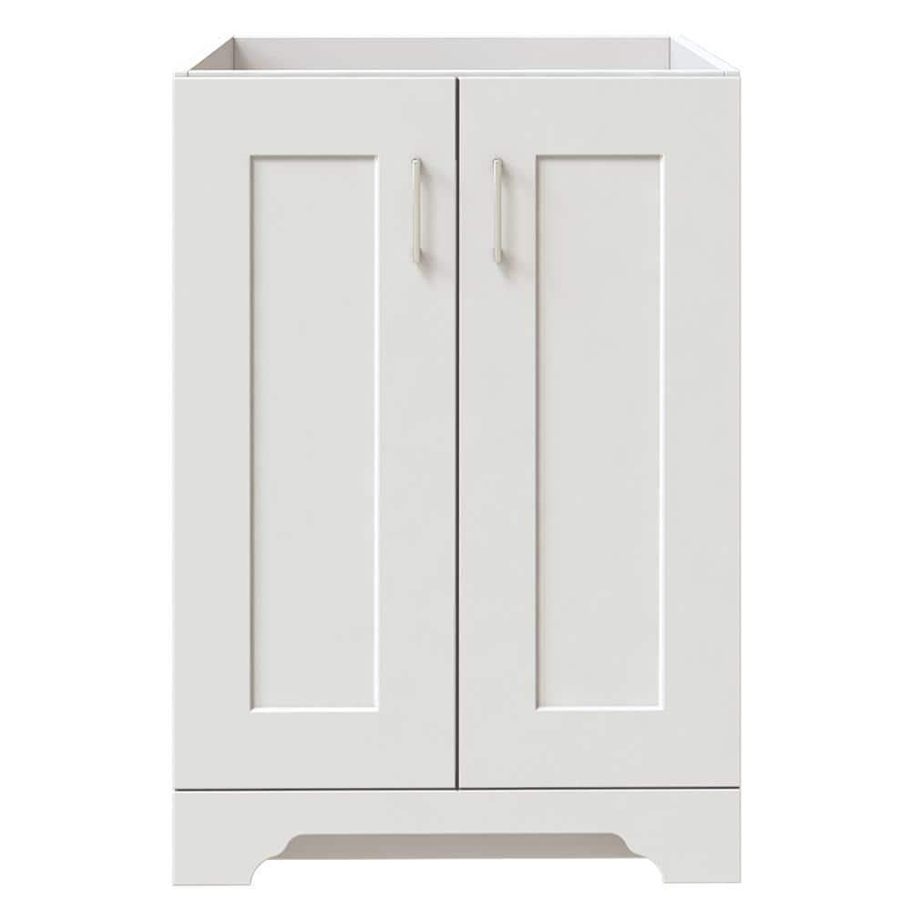 Home Decorators Collection Hawthorne 24 in W x 2134 in D Vanity Cabinet in Linen White