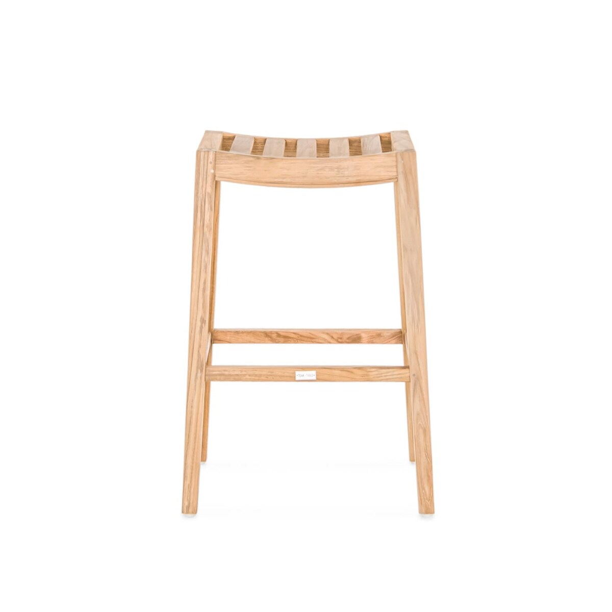 Signature Wistow Lane Teak Patio Backless Bar Stool