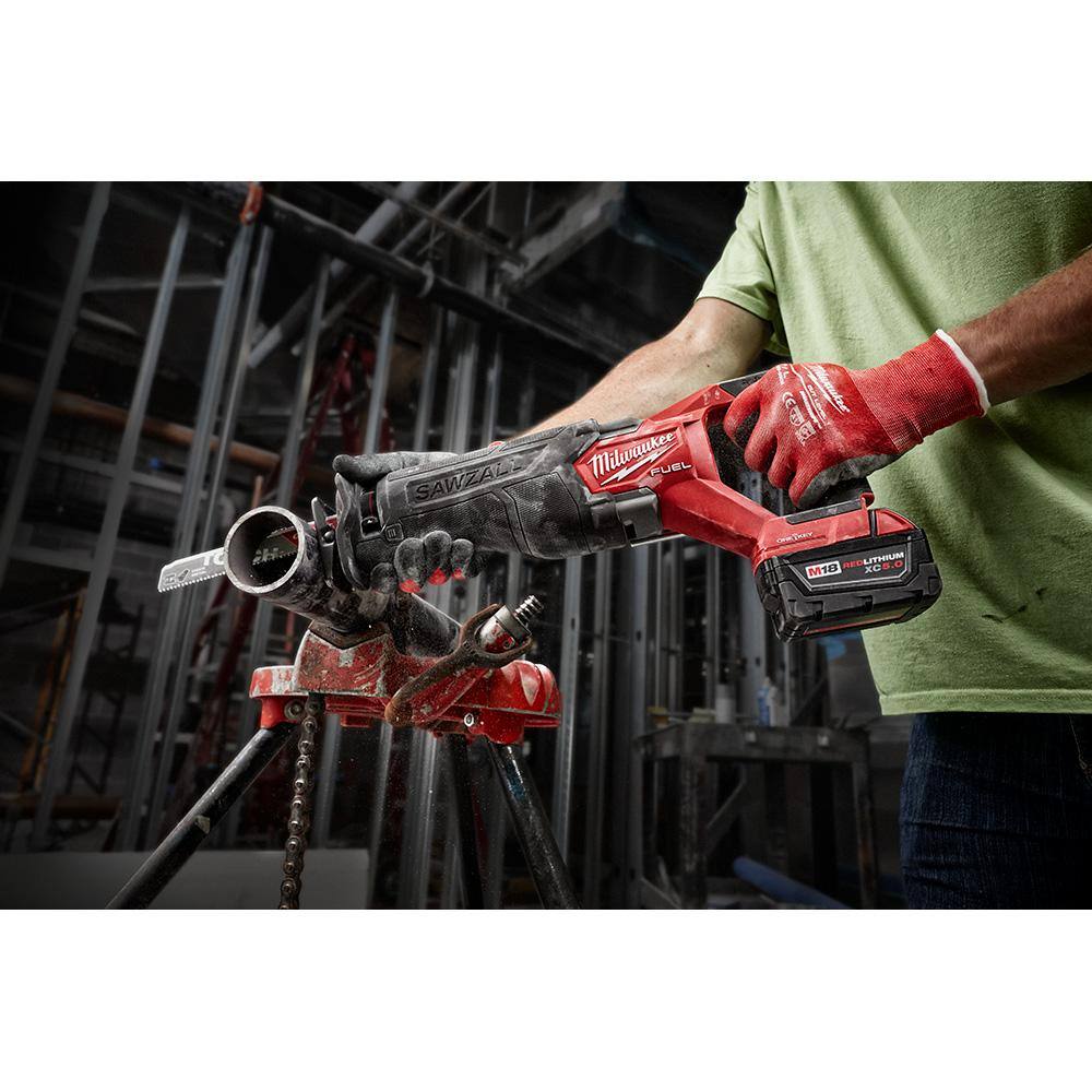 MW M18 FUEL ONE-KEY 18V Lithium-Ion Brushless Cordless SAWZALL Reciprocating Saw (Tool-Only) 2822-20