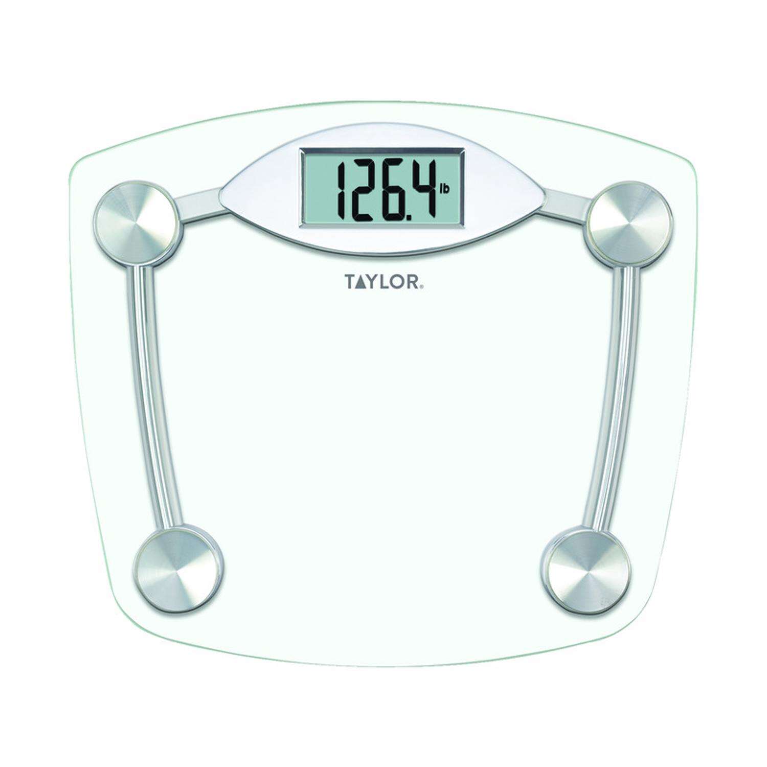 Taylor 400 lb Digital Bathroom Scale Clear