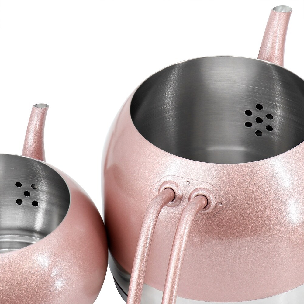 1.1 Liter Tea Pot and 2.4 Liter Kettle Set in Pink