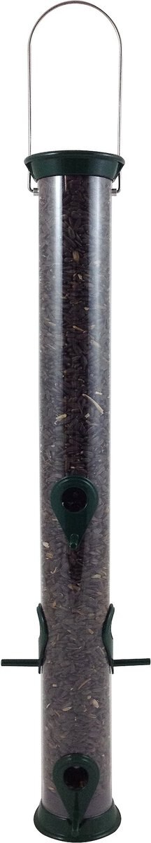 Droll Yankees New Generation Sunflower or Mixed Seed Bird Feeder， 23-in