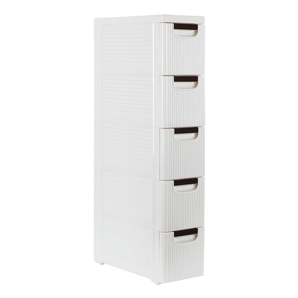 UBesGoo Drawers Unit on Wheels Tower Narrow Slim Container Cabinet for Bathroom Bedroom