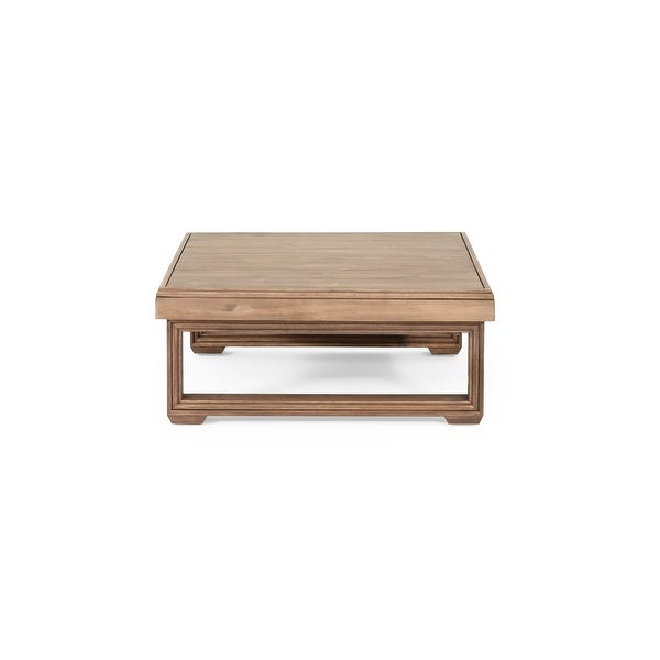 Westchester Outdoor Acacia Wood Square Coffee Table by Christopher Knight Home