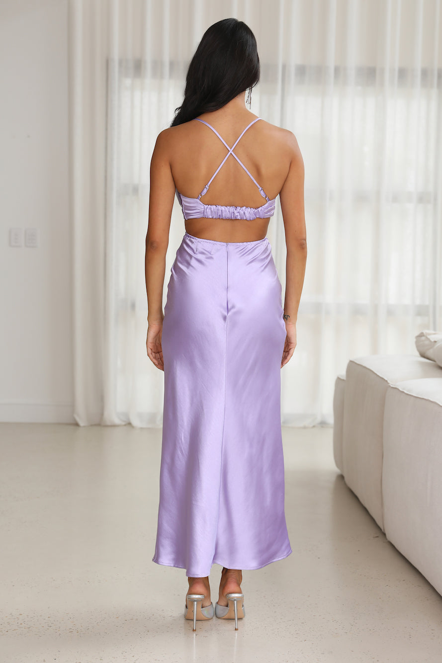 Grandest Entrance Maxi Dress Lilac