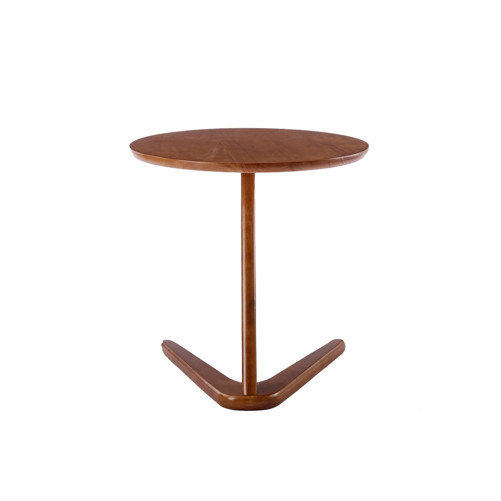 COOLMORE Side Table Round  Small Accent Table Modern End Table for Living Room /Bedroom/ Office