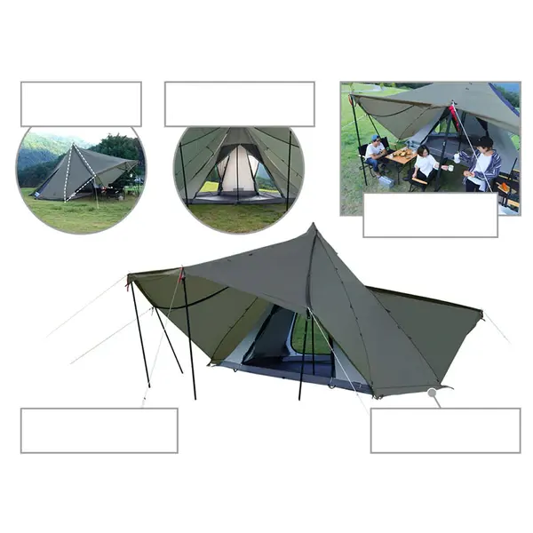 Hot Sale Manufacturer High Quality Tipi teepee Tent Outdoor Camping Family Tent