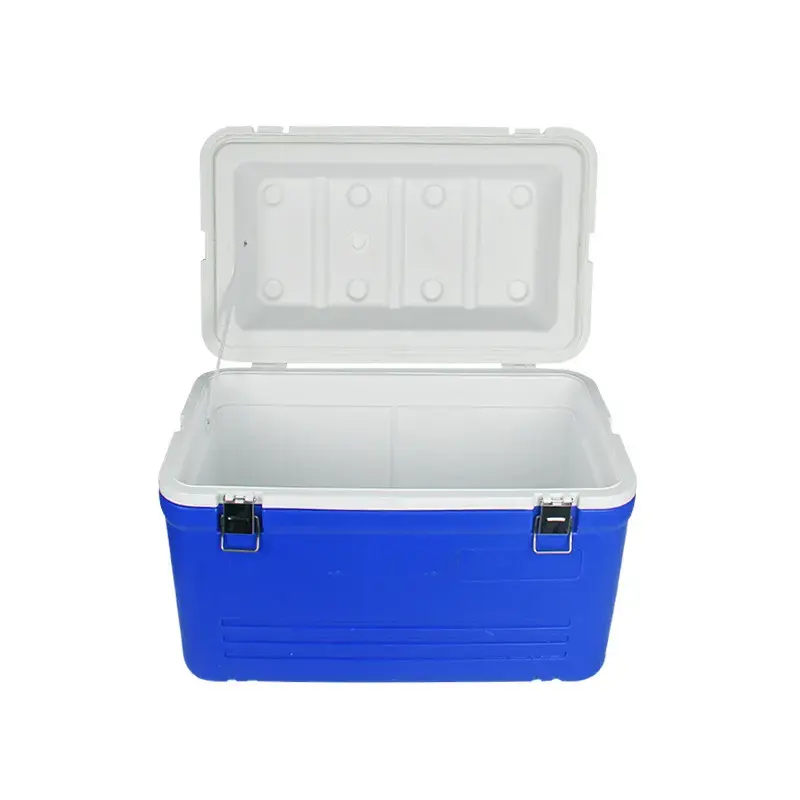 Original factory supply outdoor portable dual use PE PP EPS 38L car cooler box for BBQ camping hiking traveling fishing