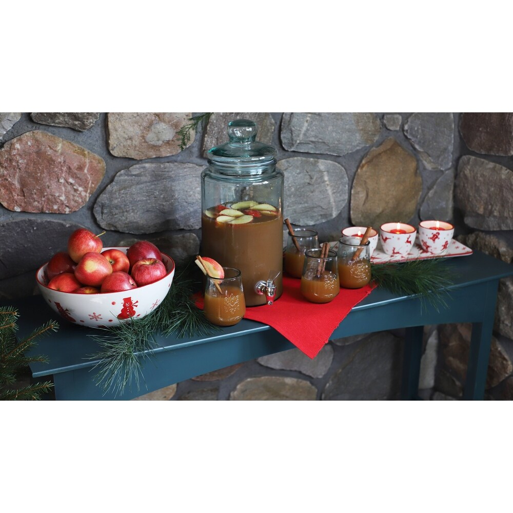 Euro Ceramica Winterfest Holiday Entertaining Set