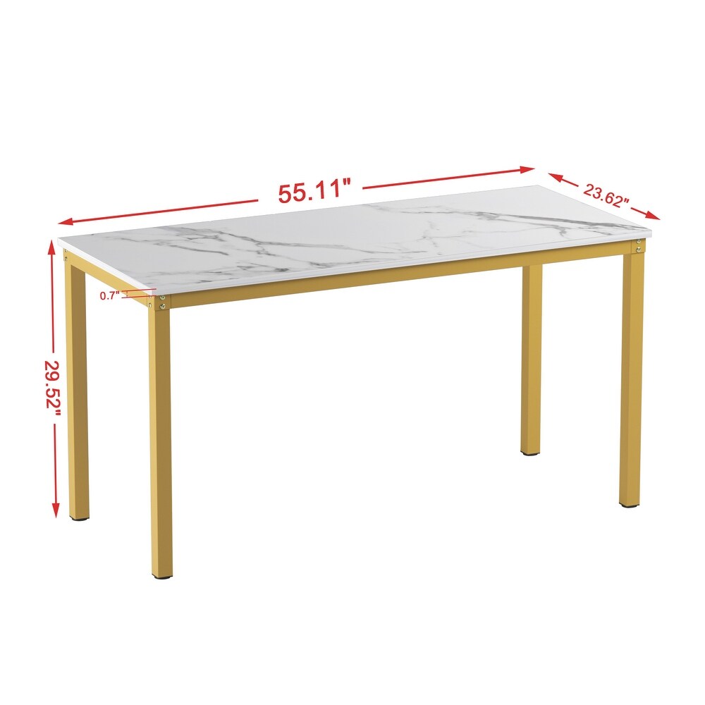 Simple Metal Table Computer Desk