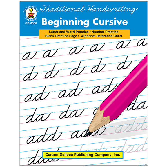 Carson Dellosa CD 0886 Traditional Handwriting Beg...