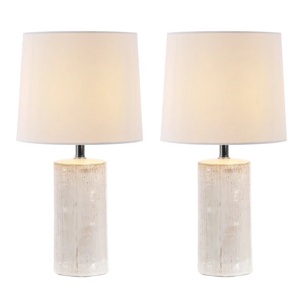 SAFAVIEH Lighting Jonie 19-inch Ceramic LED Table Lamp (Set of 2). - 10