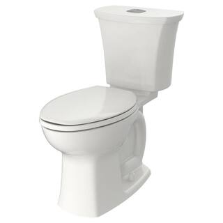 American Standard Edgemere 12 in. Rough-In 2-Piece 1.11.6 GPF Dual Flush Right Height Elongated Toilet in White Seat Not Included 204AA200.020