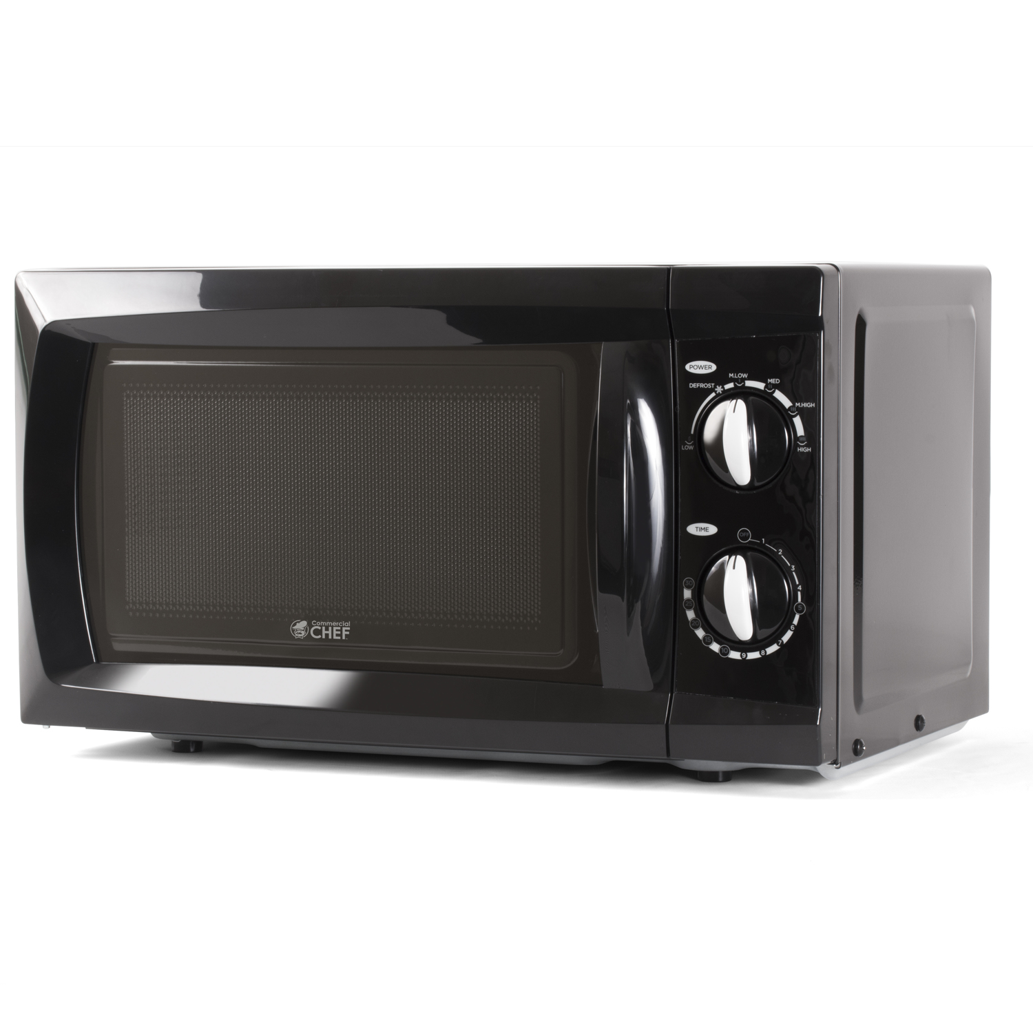 Commercial Chef 0.6 cu ft Black Microwave 600 W