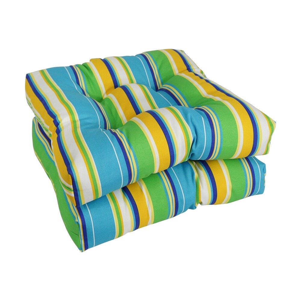 19 inch Square Indoor/Outdoor Chair Cushions (Set of 2)   19\