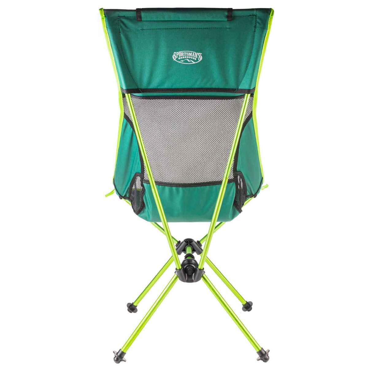 Cascade Mountain UltraLight Packable HighBack Camp Chair  Green  Green