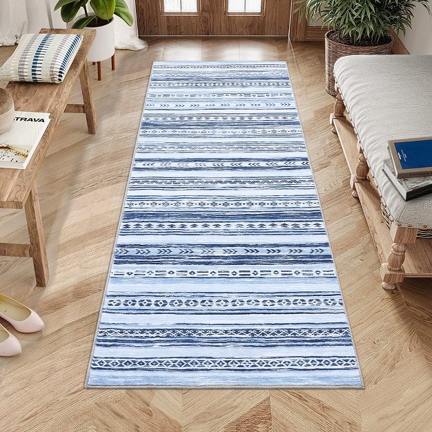 Farmhouse Boho Print Area Rug