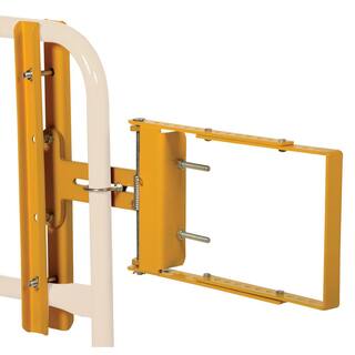 Vestil 34.75 in. x 24 in. Self-Closing Steel Gates Yellow Powder Coat Steel SPG-26-Y