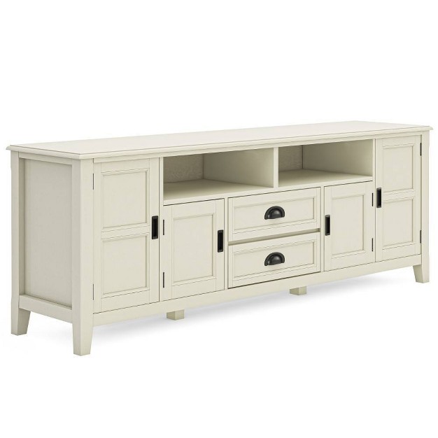 Portland Tv Stand For Tvs Up To 80 quot Antique White Wyndenhall