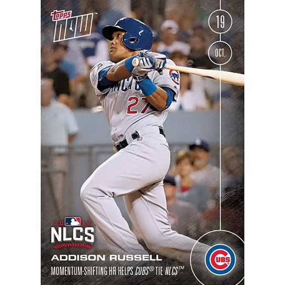 Topps TPS 16TN 0607 C MLB Chicago Cubs Addison Rus...