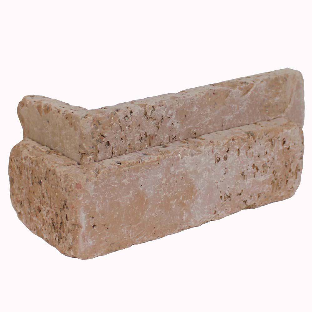 Old Mill Brick 7.625 in. x 2.25 in. Artisan Paintable Thin Brick Corners (Box of 25-Bricks) TBC-270045CS