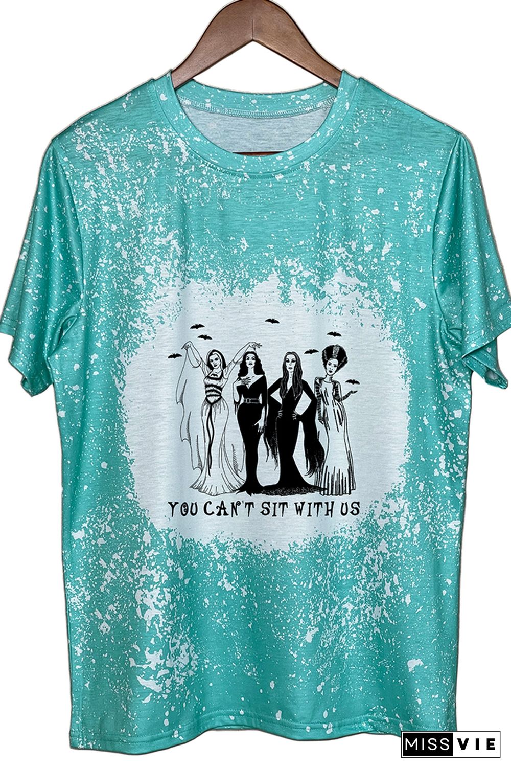 Queens of Halloween - you can't sit with us crewneck Graphic Tee Wholesale