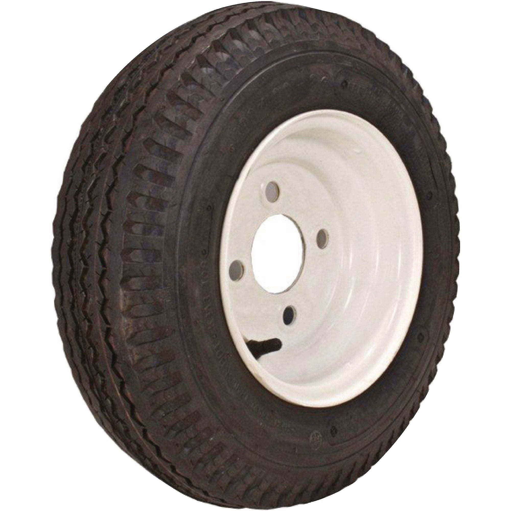 Loadstar Bias Tire and Wheel (Rim) Assembly 480/400-8 4 Hole