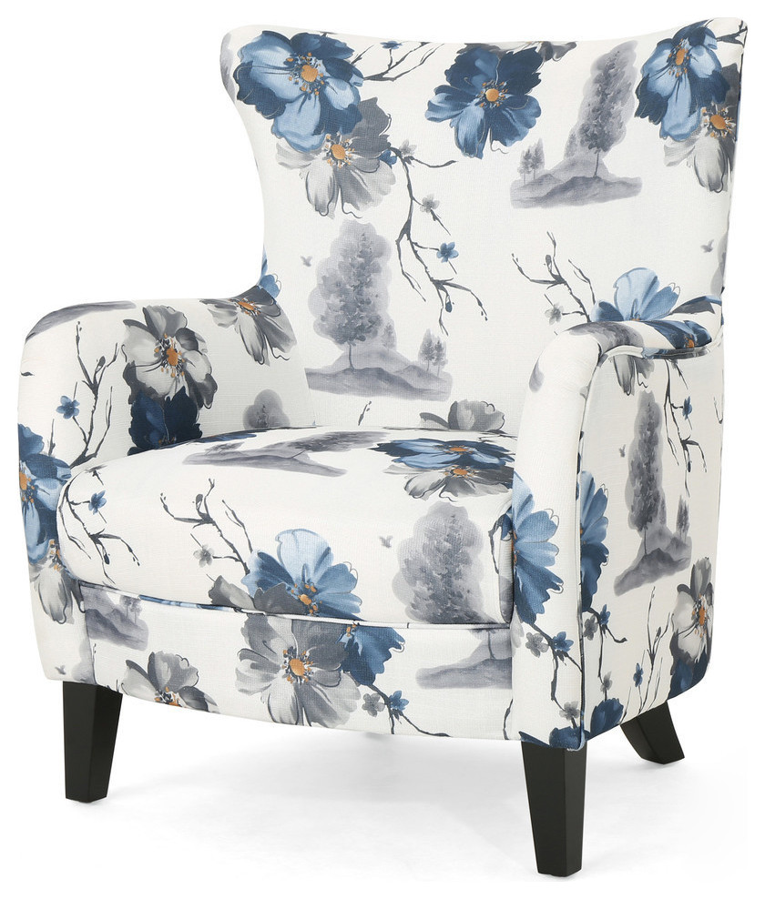 GDF Studio Oliver Contemporary Fabric Upholstered Club Chair   Transitional   Armchairs And Accent Chairs   by GDFStudio  Houzz