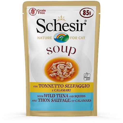 Schesir Wild Cat Tuna With Squid Soup (Cats ， Cat Food ， Wet Food)