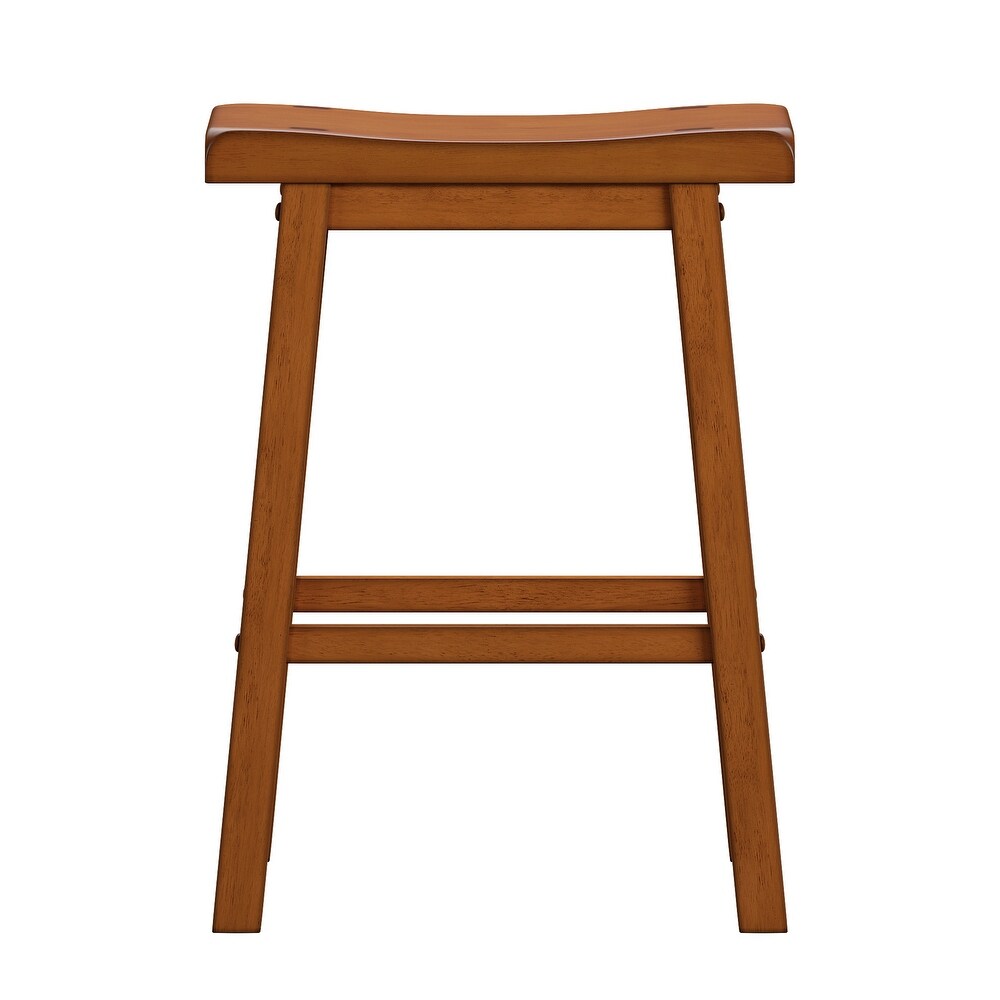 Salvador Saddle Seat Counter Stool (Set of 2) by iNSPIRE Q Bold