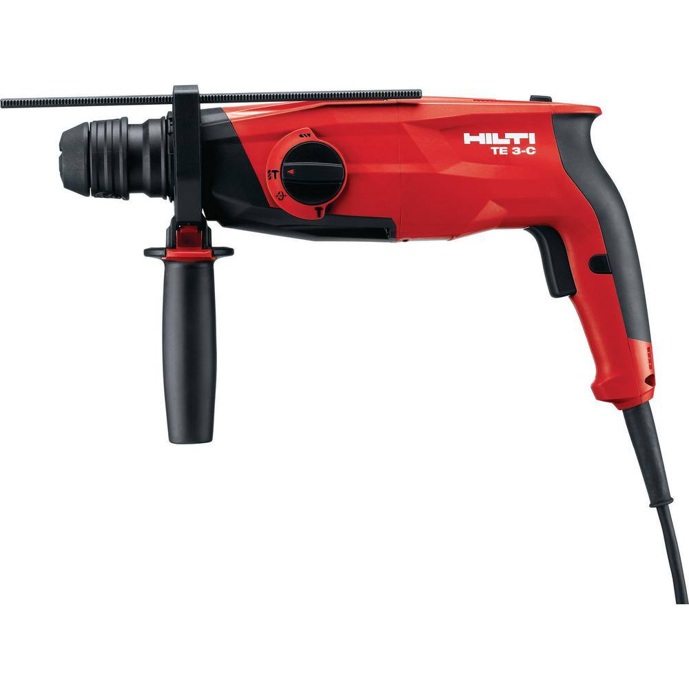 Hilti 120-Volt Corded TE 50 AVR SDS Maximum 34 in. 17.7 in. x 10.7 in. Rotary Hammer Drill and TE 3-C SDS Plus Hammer Drill 3553051