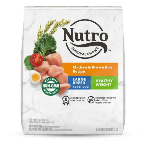 Nutro 30 lb Natural Choice Chicken Large Breed Adult Weight Management Dry Dog Food