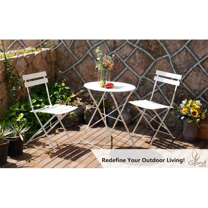 Grand Patio Parisian Stylish Outdoor Bistro Set