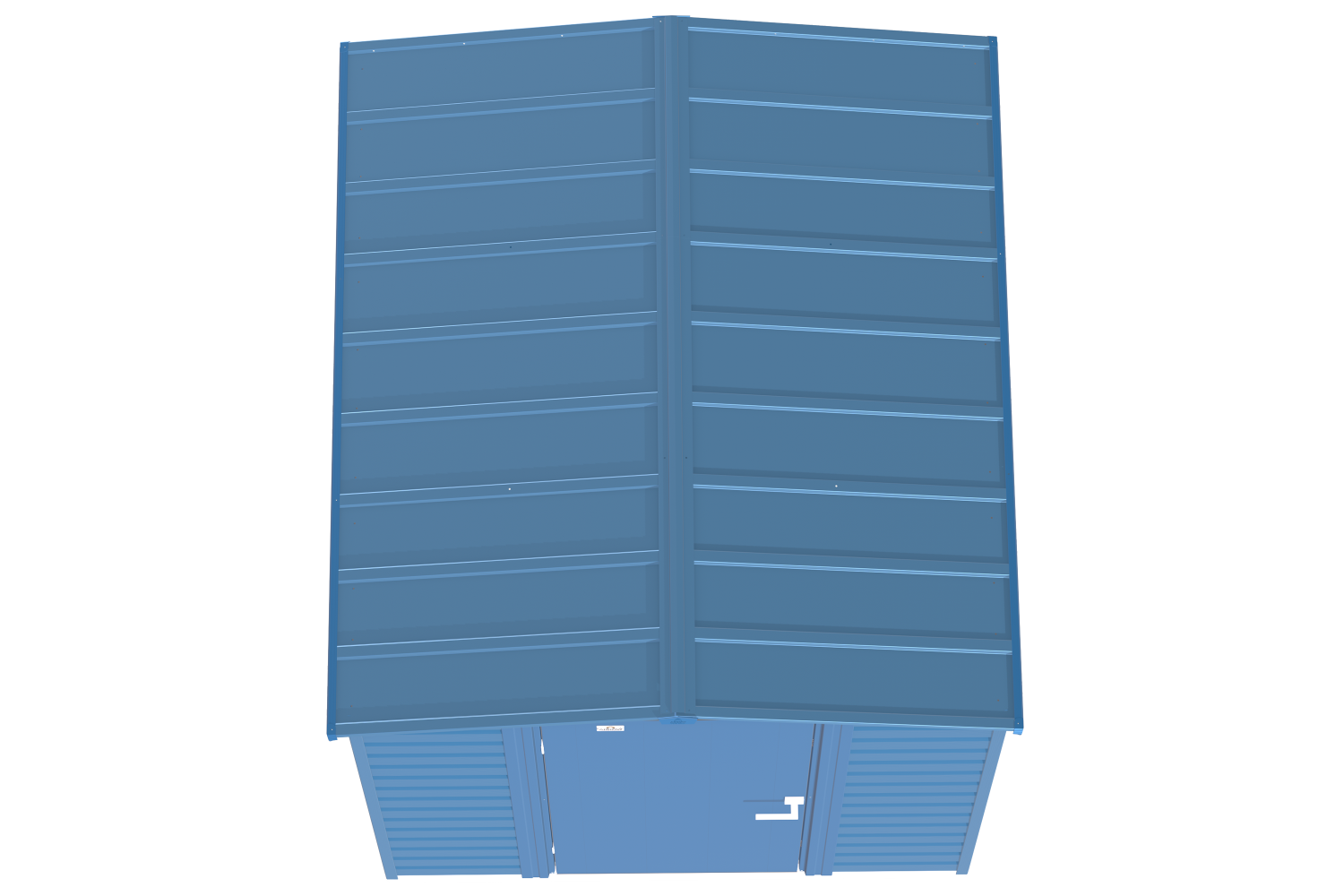 Arrow SCG67BG 6 x 7 ft. Arrow Select Steel Storage Shed&#44; Blue Grey