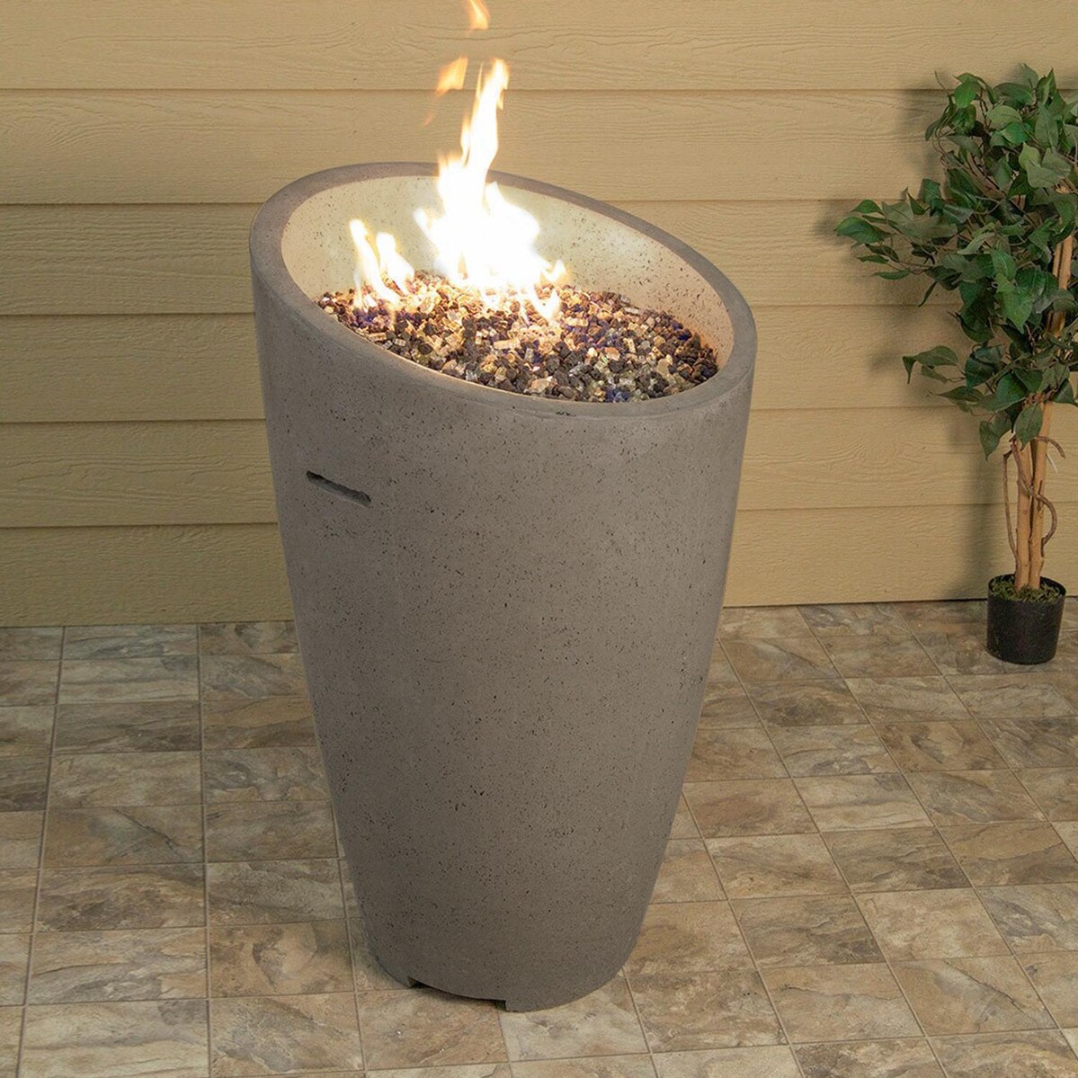 American Fyre Designs Eclipse 23-Inch Propane Gas Fire Urn