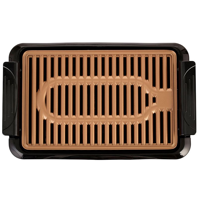 Brentwood TS-642 1000 Watt Indoor Electric Copper Grill in Black