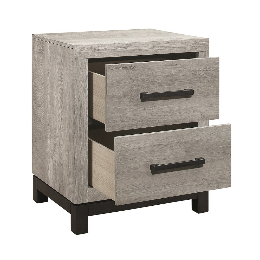 Lufkin 2 Drawer Nightstand