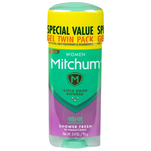 Mitchum 6.8 oz Women's Shower Fresh Gel Deodorant 2-Pack