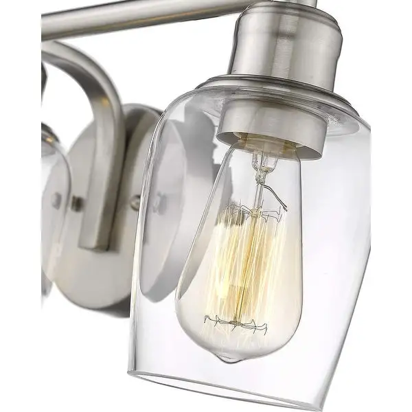 ModernBathroom Vanity Light With Clear Glass