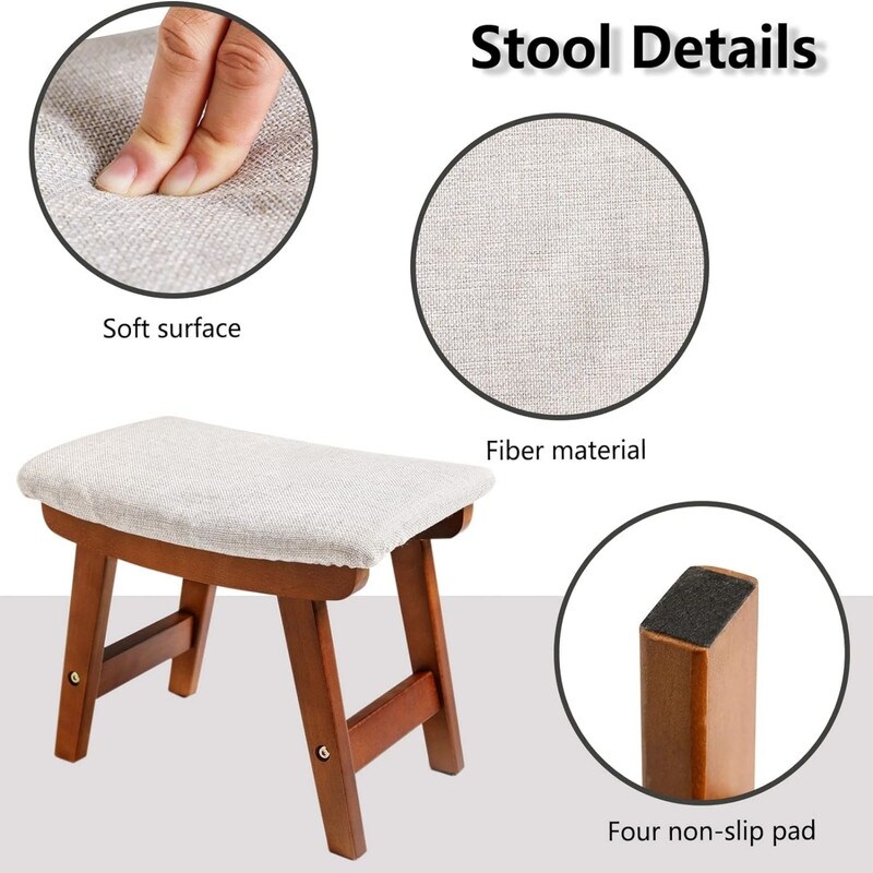 Small Foot Stools(Walnut Legs)