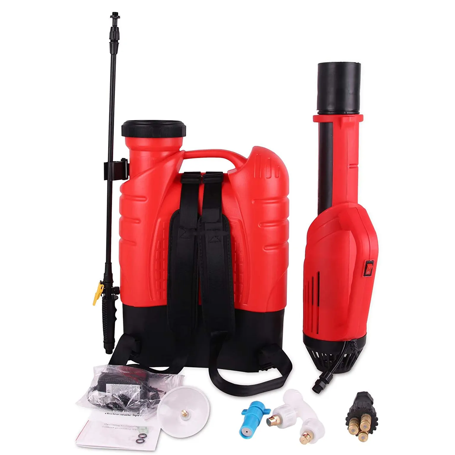 Electric ULV Sprayer  16L  Fogger Sprayer Electrostatic Sterilization Sprayer   Rechargeable Sprayer for Garden Home