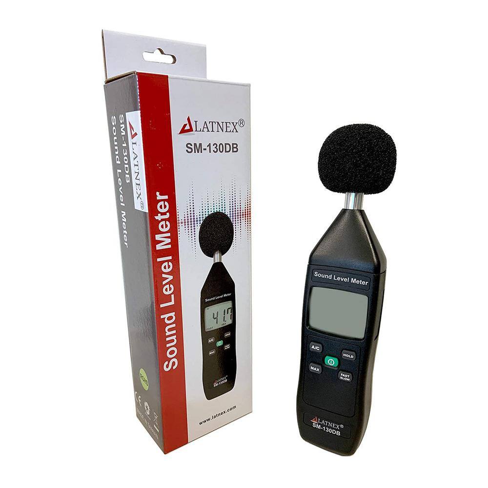 LATNEX Sound Level Meter Type 2 with Calibration Certificate SM-130DB