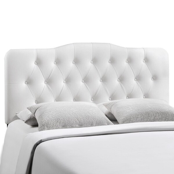 Silver Orchid Bow Full Vinyl Headboard - - 20370353