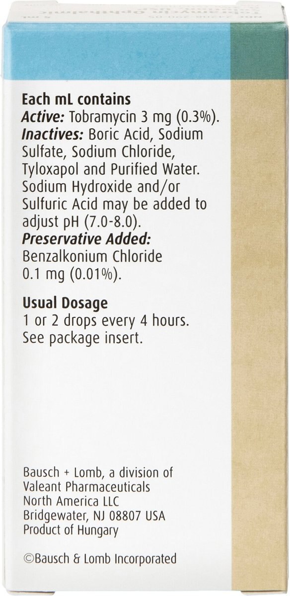 Tobramycin (Generic) Ophthalmic Solution 0.3%