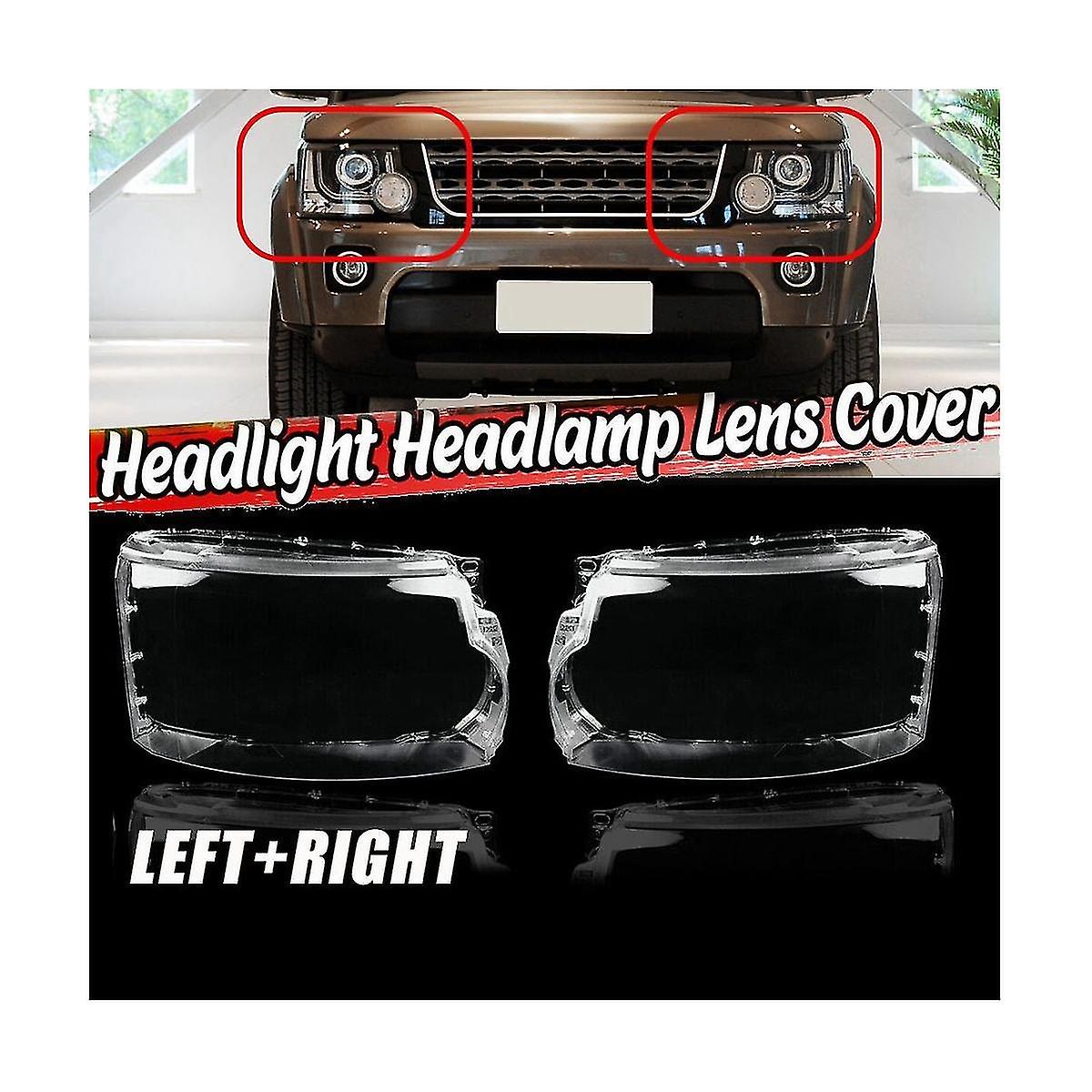 Front Left Headlight Cover Head Light Lamp Shell Lens For Land 4 Lr4 2014-2016