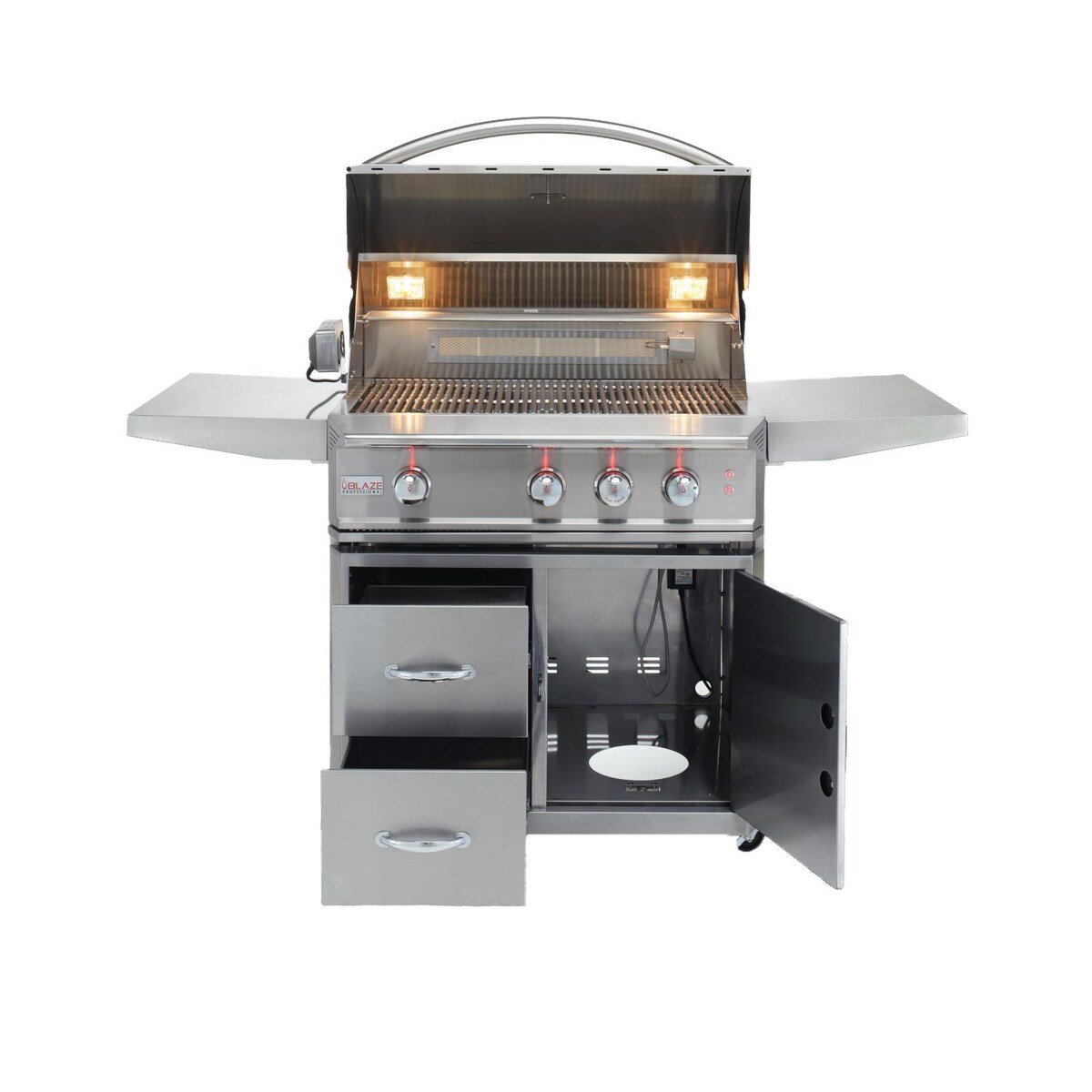 Blaze Professional LUX 34-Inch 3-Burner Natural Gas Grill With Rear Infrared Burner